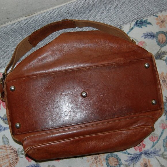 lot of 2 Ghurka No. 192 & NO .18 Ghurka Duffle Bag Leather and Canvas Vintage - Picture 12 of 15